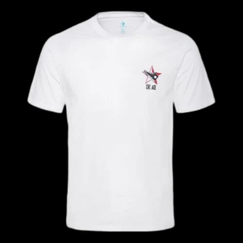 Converse Pattern Sports Short Sleeve White