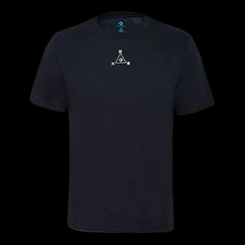 Converse Pattern Sports Short Sleeve Black