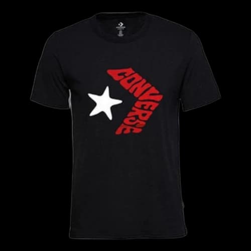 Converse Bubble Chevron Tee 'Black'