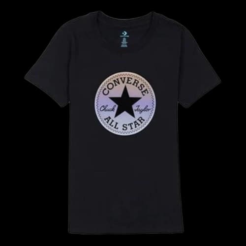 Converse T-Shirt All Star T-Shirt 'Black White' (Women's)