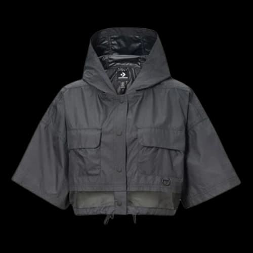Converse Casual Loose Tops Jacket Black (Women's)