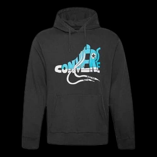 Converse Novelty Sneaker Graphic Hoodie 'Black'
