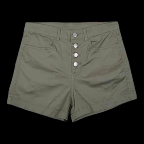 Converse High-Waisted Athletic Shorts 'Olive Green' (Women's)