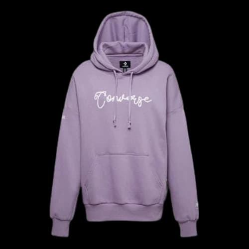 Converse Script Pullover PO Grey/Purple (Women's)