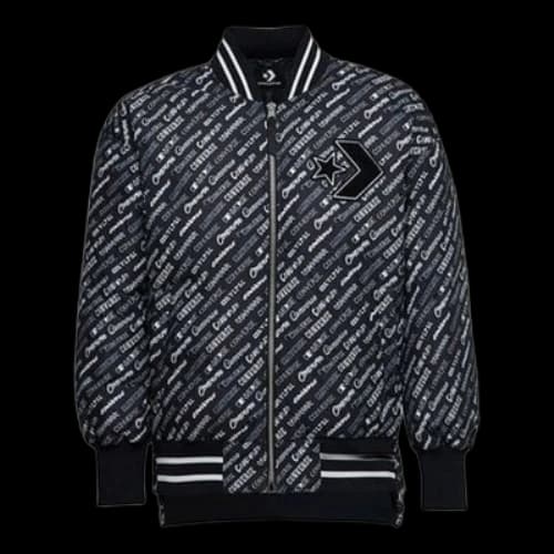 Converse Padded AOP Bomber 'Black White'