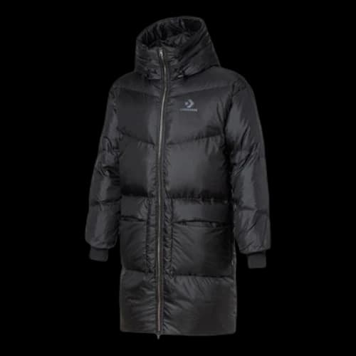 Converse Long Down Jacket 'Black'