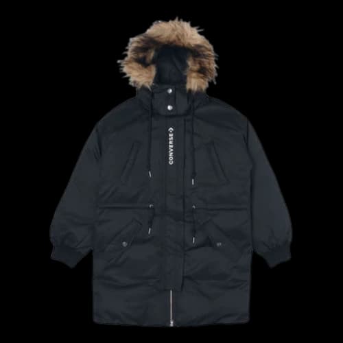 Converse Long Down Jacket 'Black' (Women's)