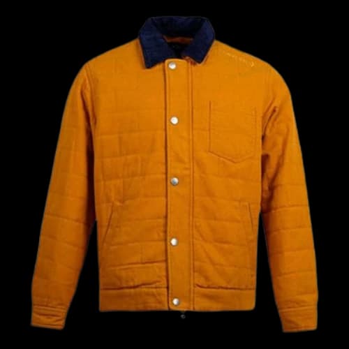 Converse Retro Casual Cargo Jacket Yellow