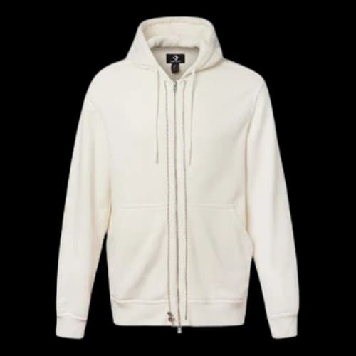 Converse Zipper hooded Cardigan Jacket White