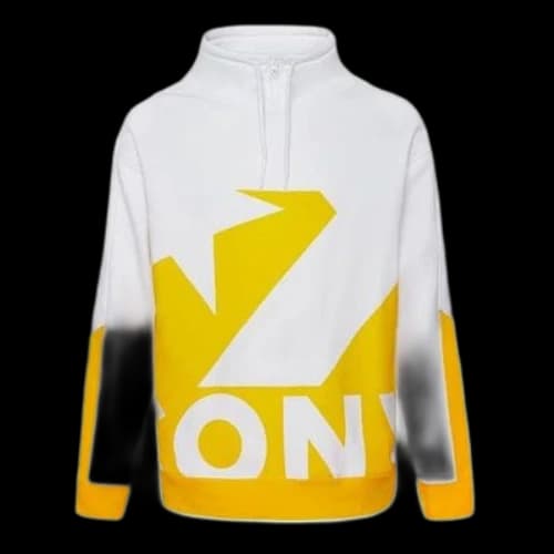 Converse Printed Funnel Neck Sweatshirt 'Yellow'
