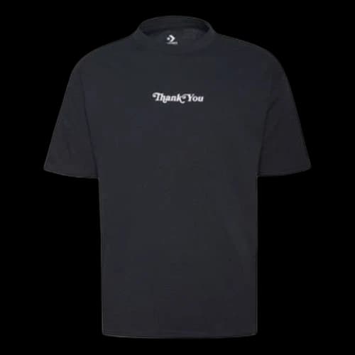 Converse Alphabet Round Neck T-Shirt 'Black White'