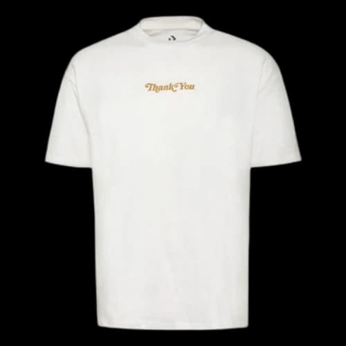 Converse Alphabet Printing Sports Short Sleeve White
