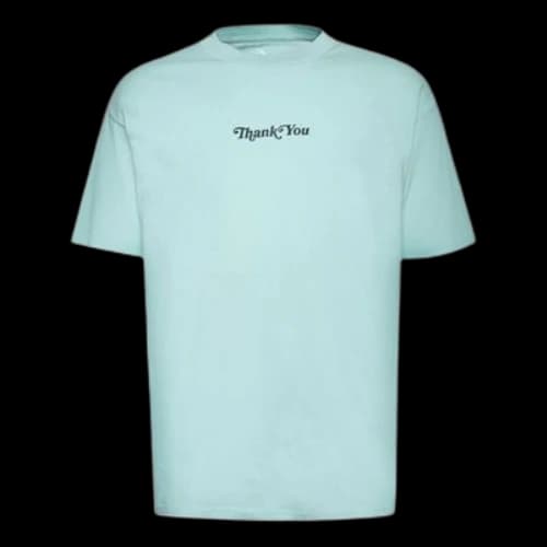 Converse Alphabet Printing Sports Short Sleeve Blue
