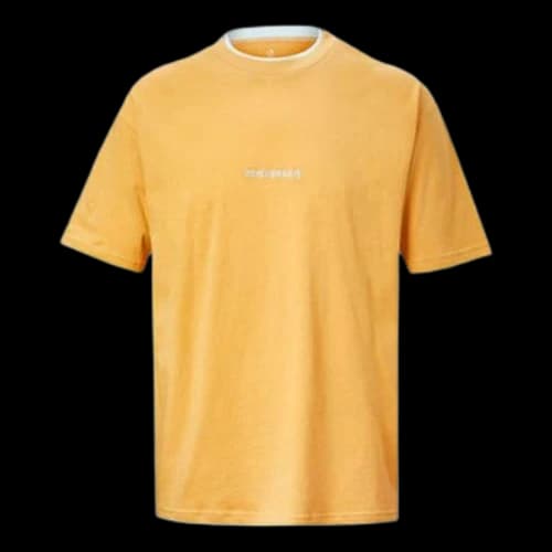 Converse All Star Casual Round Neck Short Sleeve Yellow