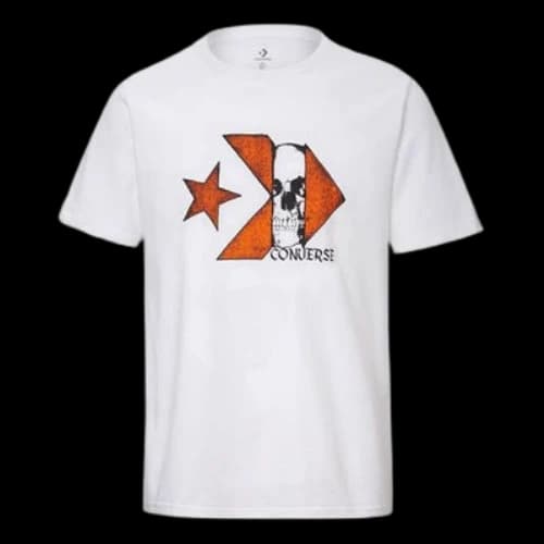 Converse Chuck Taylor Skull Logo Short Sleeve T-Shirt 'White'
