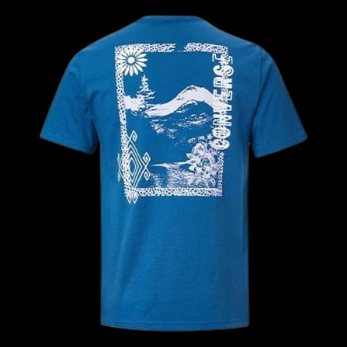 Converse Outdoor Printing Short Sleeve Blue