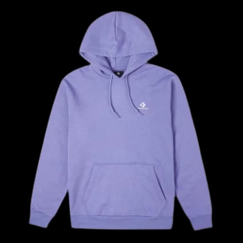 Converse Embroidered Star Chevron Pullover Hoodie 'Purple'