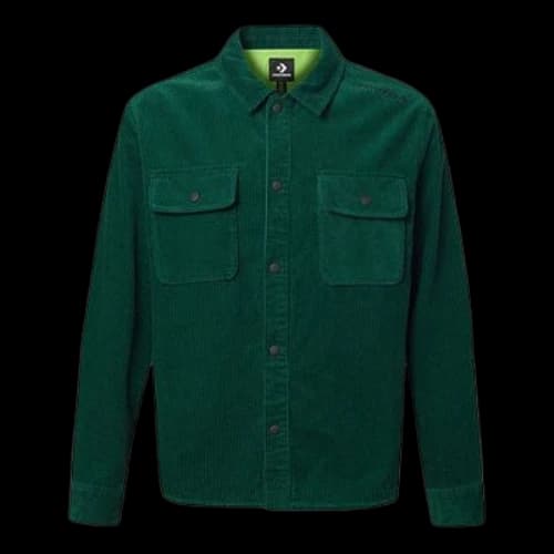 Converse Sports Cargo corduroy Shirt Jacket Green
