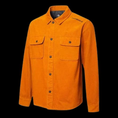 Converse Sports Cargo corduroy Shirt Jacket Orange