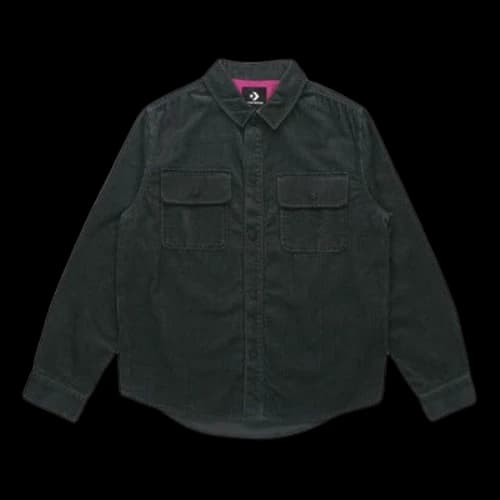 Converse Sports Cargo corduroy Shirt Jacket Black