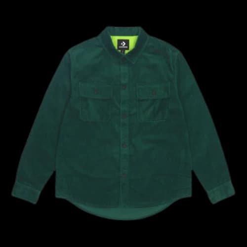 Converse Overhead shirt Jacket Green