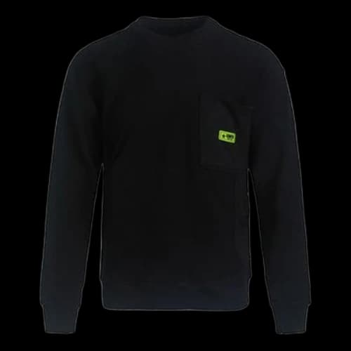 Converse Slogan Long-sleeve Round-neck Sweater Men Black