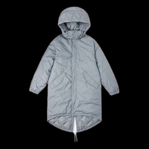 Converse Down Long Trench Coat 'Grey'