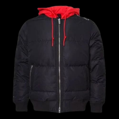 Converse Court Down Bomber Jacket 'Black Red'