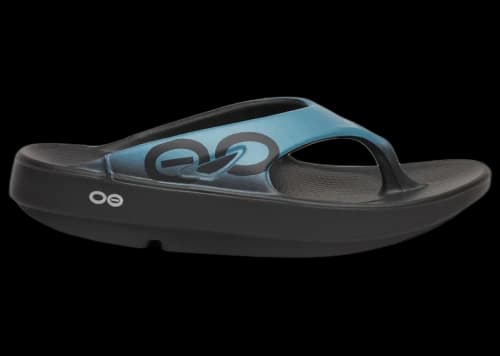 OOFOS OOriginal Slide Black/Ocean Blue
