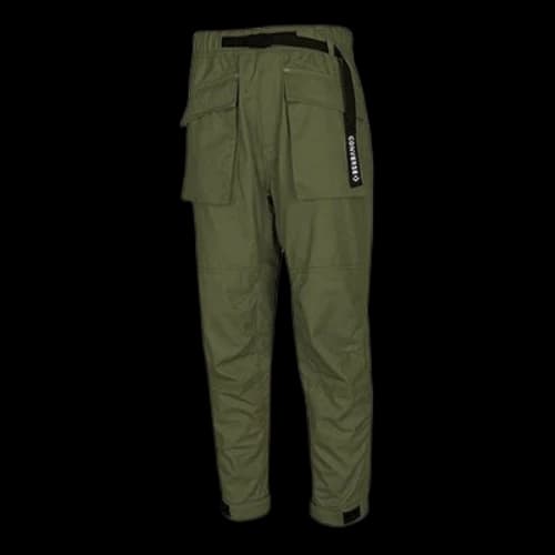 Converse Multi-pockets Knitted Long Pants Men Dark Green