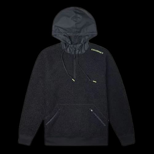 Converse Mountain Club Sherpa Pullover Hoodie 'Black'