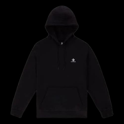 Converse Embroidered Star Chevron French Terry Pullover Hoodie 'Black'
