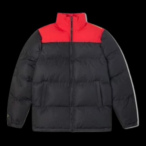 Converse Colorblock Down Jacket 'Black Red'