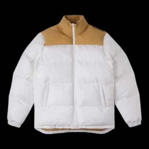 Converse Colorblock Down Jacket 'White Tan'