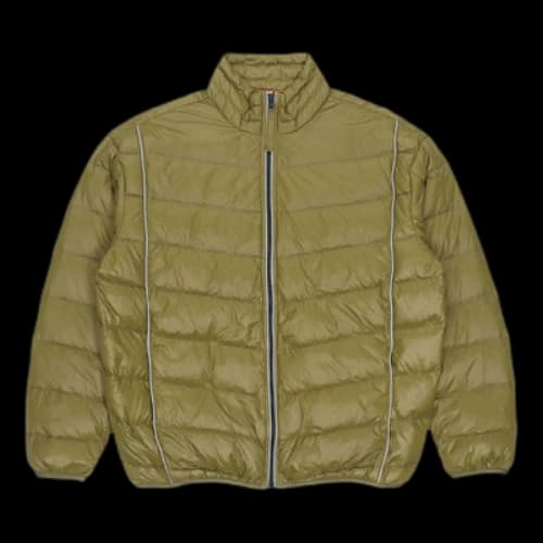 Converse Stand Collar Light Puffer Jacket 'Olive Green'