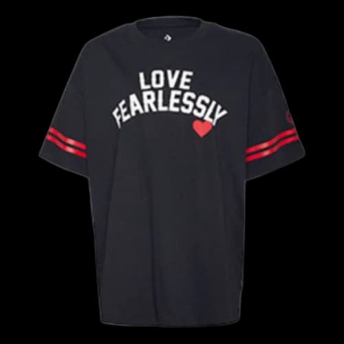 Converse Alphabet Short Sleeve Black (Women's)