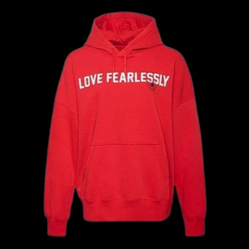 Converse Love The Progress 2.0 Oversized Pullover Hoodie 'Red' (Women's)