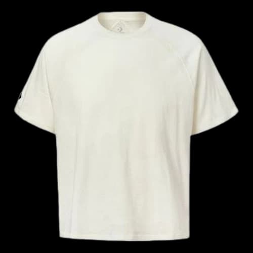 Converse Shapes Box Cropped T-Shirt 'White'