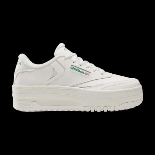 Reebok Kids' Club C Extra Big Kid 'Chalk/Chalk/Glen Green'