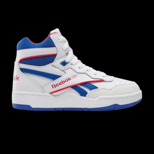 Reebok BB4000 2 Mid Little Kid 'White Vector Blue Red'