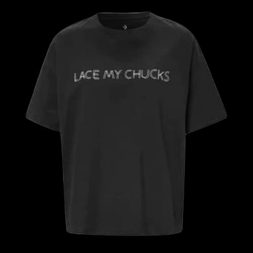 Converse All Star Loose Lacing Short Sleeve Black (Women's)