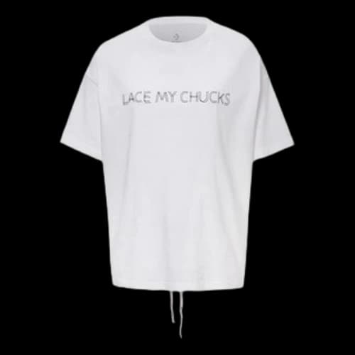 Converse All Star Loose Lacing Short Sleeve White (Women's)