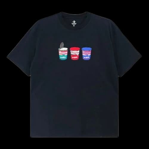 Converse Pics Applique Short-sleeve Tee Unisex Black
