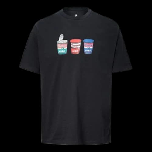 Converse Hyper Local Food Graphic Short Sleeve Tee Black