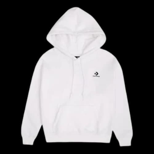 Converse Embroidered Star Chevron Pullover Hoodie BB 'White' (Women's)
