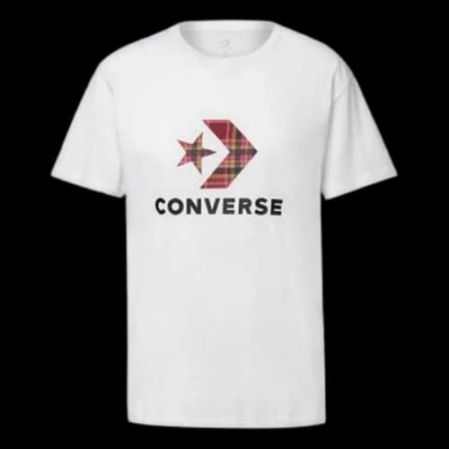 Converse Contrasting Colors Printing Short Sleeve 'White'