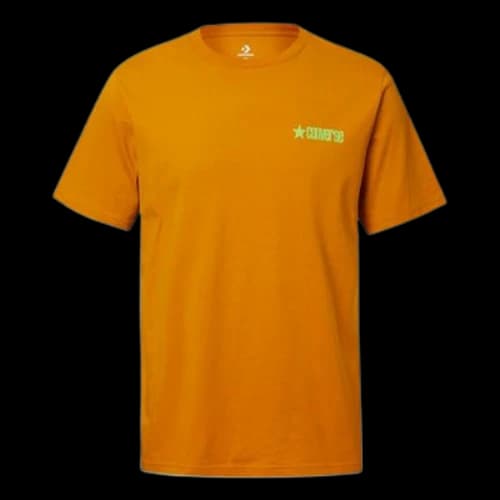 Converse Contrasting Colors Plaid Short Sleeve Yellow