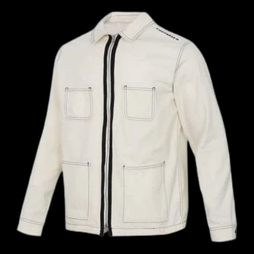 Converse Pocket Woven Long Sleeves Jacket 'White'