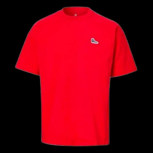 Converse Athleisure Casual Sports Short Sleeve Couple Style Enamel Red