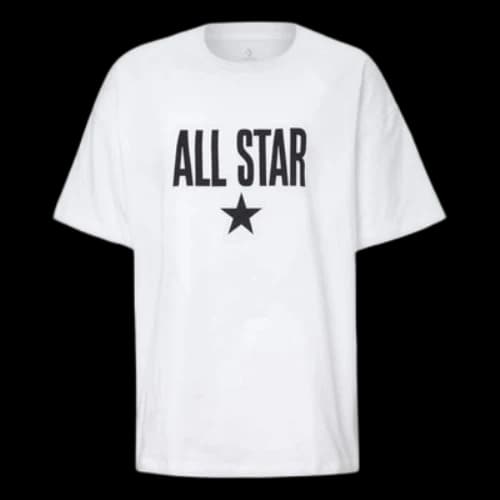 Converse All Star T-Shirt 'White Black' (Women's)